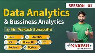 Session-1 | Data Analytics and Business Analytics | Mr. Prakash Senapathi | Naresh IT