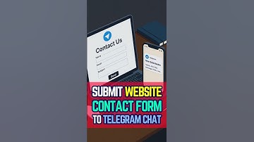 Submit Website Contact Form to Telegram Chat Fast! #Shorts