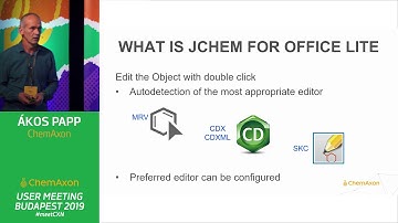 Akos Papp (ChemAxon): JChem for Office Lite