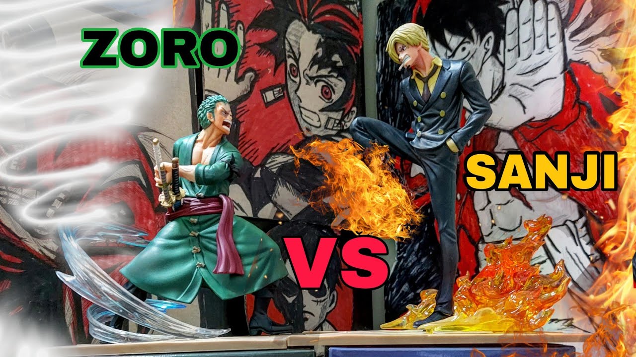 Unboxing Log File Selection Fight Roronoa Zoro Vinsmoke Sanji One Piece Anime Figure By Banpresto Youtube