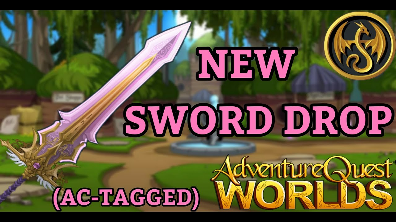 AQW | NEW SWORD DROP (AC-TAGGED) + ITEM SHOWCASE