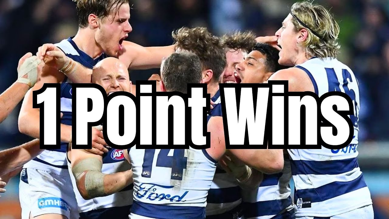 Каждая победа в АФЛ с 1 очком с 2018 года