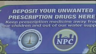 Permanent drug drop-off boxes set-up