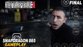 Battlefield 3 Gameplay on Android | Final Mission/Ending | Snapdragon 865 | Gamehub