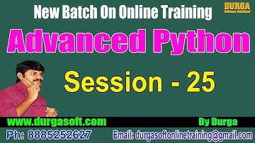 Advanced Python || File I/O Part - 2 || by Durga Sir on 19-08-2018
