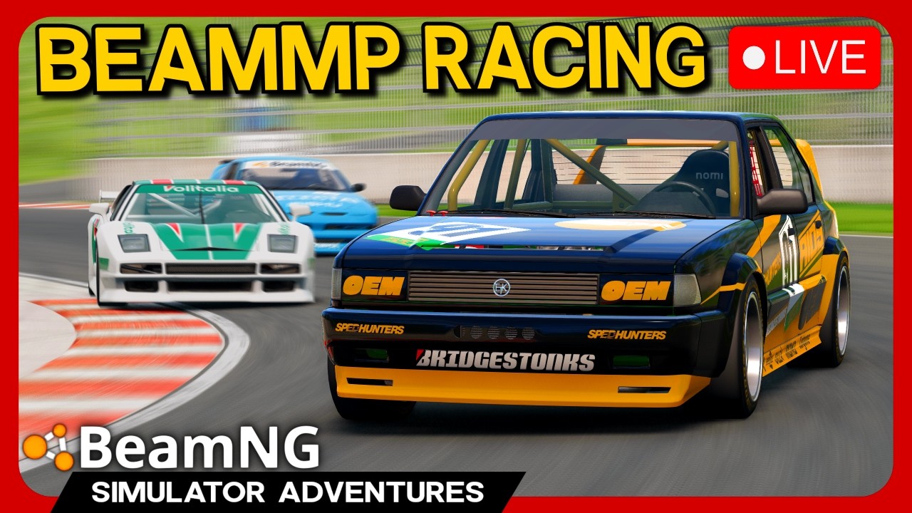 BeamMP is Pure Chaos!🚘BeamNG Racing with Mods!🔴LIVE!