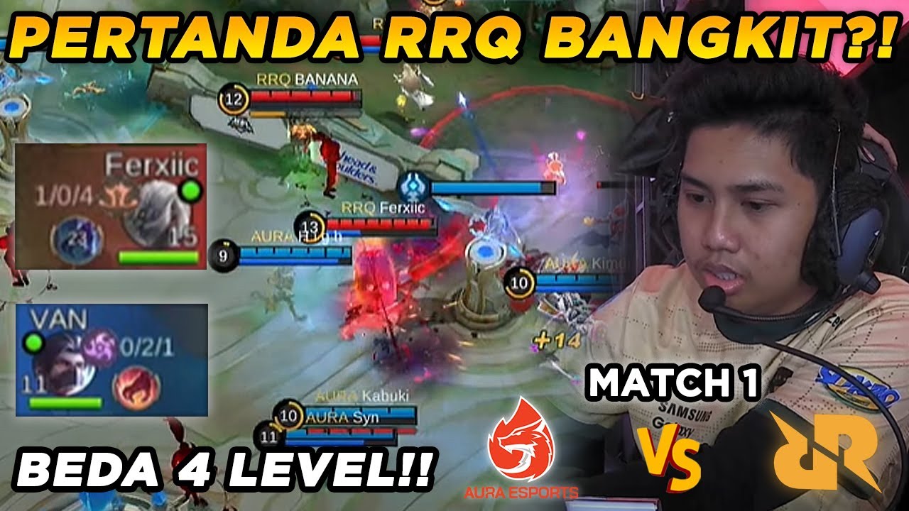 DILUAR EKSPEKTASI, RRQ BENER2 NGAMUK!! HAYA AURA GA DIKASIH RED SAMA SKALI!! - RRQ VS AURA MATCH 1