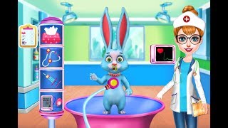 Fun animal care game for kid #w | Fluffy Pets Vet Doctor Care screenshot 3
