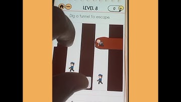 #Tricky #puzzle #Brain test2 Prison Escape level 8 "Dig a tunnel to escape"