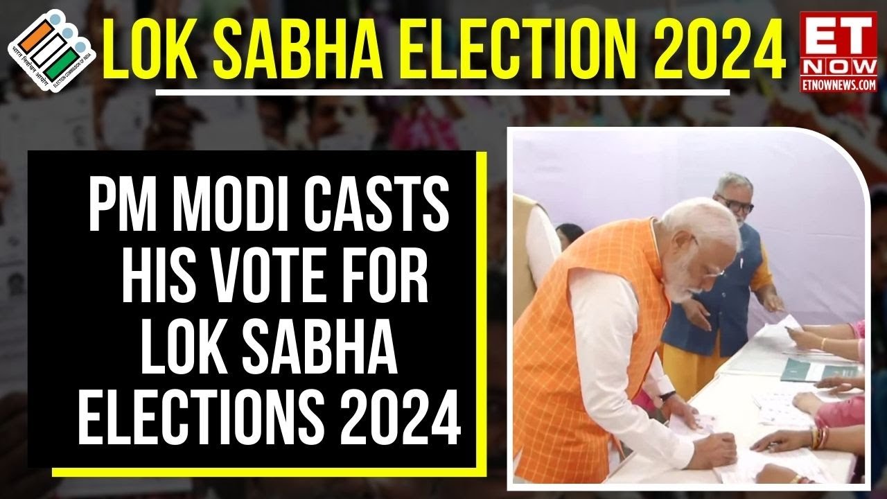 Prime Minister Narendra Modi Casts His Vote For Lok Sabha Elections ...