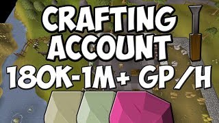 (OSRS) Crafting Account - Opals/Jades/Topaz | Profit Per Hour