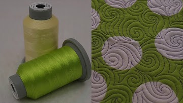 Machine Quilting Elongated Swirls in Borders: Week 4 Free-motion Quilting Along Challenge