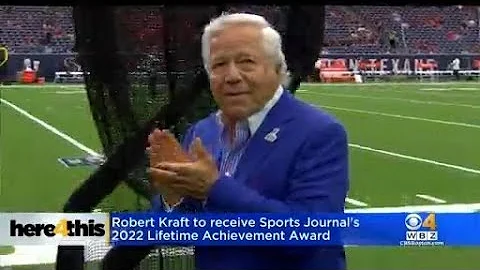 Robert Kraft Receiving Lifetime Achievement Award ...