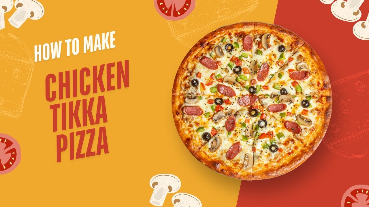 Homemade Chicken Tikka Pizza | Spicy & Cheesy Desi Style Pizza Recipe