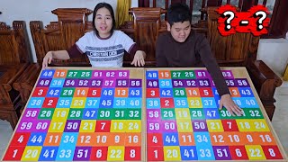 🧠🧠🧠 Numpuz 8x8 Number and Color Puzzle Game, IQ Training Game 🔥 Level 08 screenshot 3