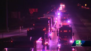 Flooding backs up I-5 traffic for hours in Colusa County