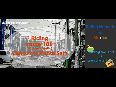 Riding in Cancun: D180 to Punta Sam