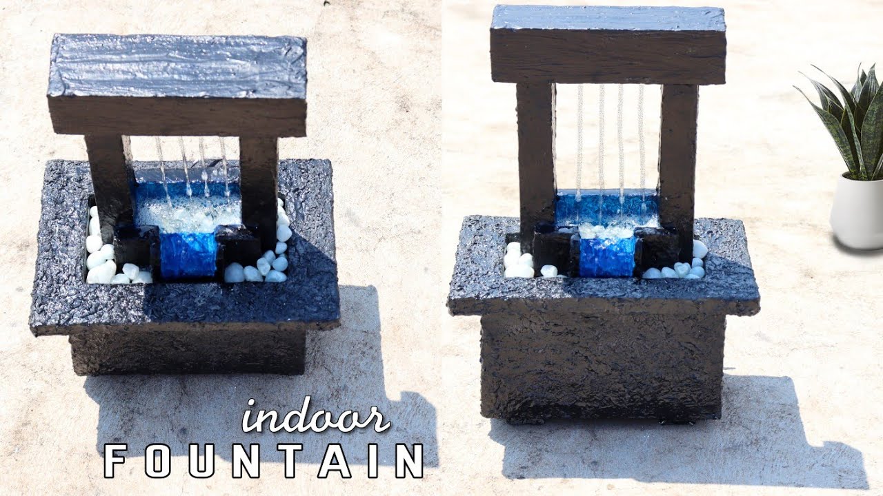 DIY Wonderful Indoor Desktop Water Fountain | DIY Very Easy Homemade Water Fountain