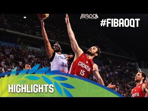 Italy v Croatia - Highlights - 2016 FIBA Olympic Qualifying Tournament - Italy