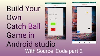 How to create simple Mobile game in Android Studio|Catch the ball||BUSY CODER||2020 screenshot 4