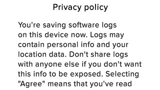 Privacy policy you're saving software logson this device now screenshot 1