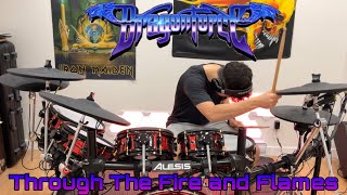 Through The Fire And Flames - Dragonforce Drum Cover Noam Drum Covers