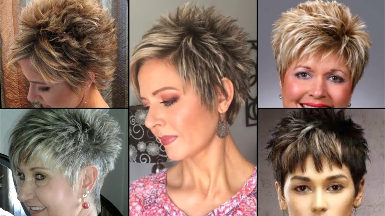 Spiky hairstyles for ladies over 50: Give your short pixie haircut a trendy  look