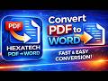 Hexatech Pdf to Word Converter