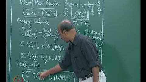 Mod-01 Lec-47 Non-isothermal Mixed Flow Reactors