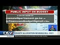 Senate Committee on Finance and Budget invites the public to submit views on Revenue Bill
