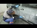 Как отремонтировать и покрасить  помятые двери на Ваз 2114 (цвет кварц)