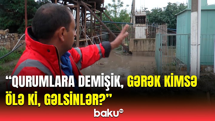 Suyun içindəyik, belə yaşayış olar? | Gəncə sakinləri çıxılmaz vəziyyətdə