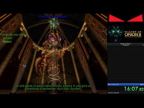 Masters of Orion II - Antaran% speedrun in 27:33.96