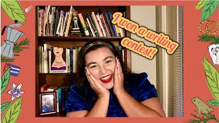 I won a writing contest!! [cc]