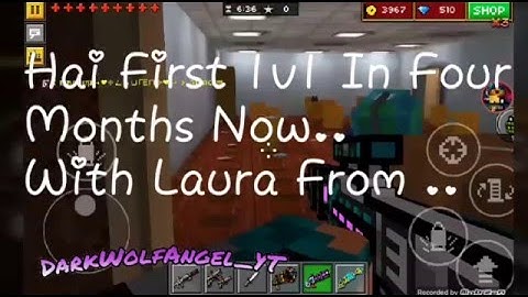 Pixel Gun 3D - 1v1 With Lauren