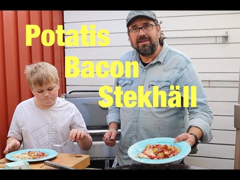 Video: Hur Man Lagar Stekt Potatis Med Bacon