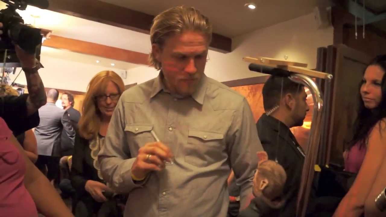 Charlie Hunnam Is Enamored W/A Marionette Up For Auction @One Heart Source/Hogs For Heart (10-19-13)