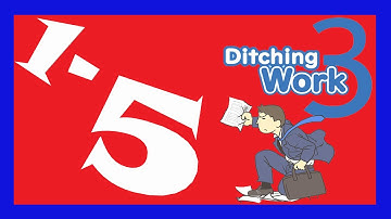 🏃Ditching Work3🏃Stage 1-5 Walkthrough🦶🦶room escape game