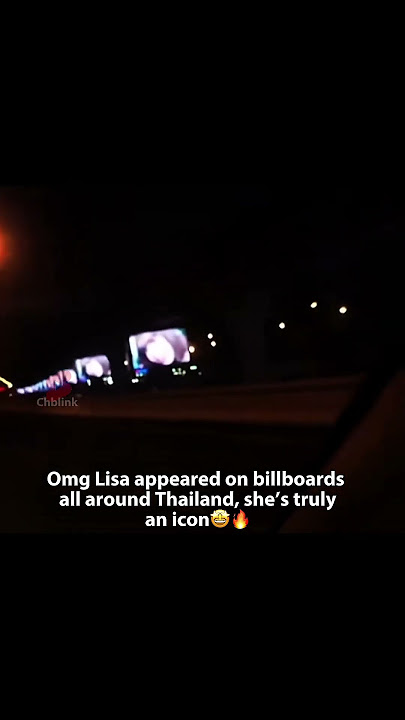 Omg Lisa appeared on billboards all around Thailand, she’s truly an icon🔥 #lisa #blackpink #fyp