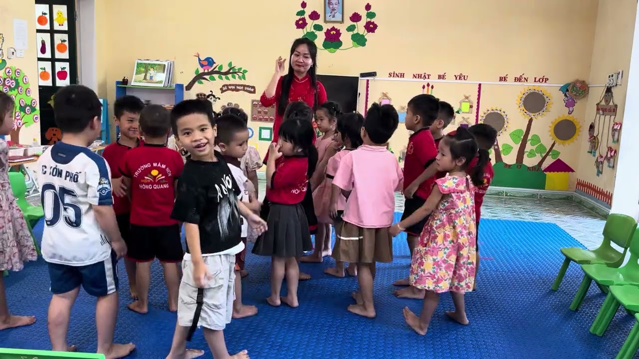 Tiết dạy: Khám phá các giác quan. Độ tuổi: 5-6 tuổi