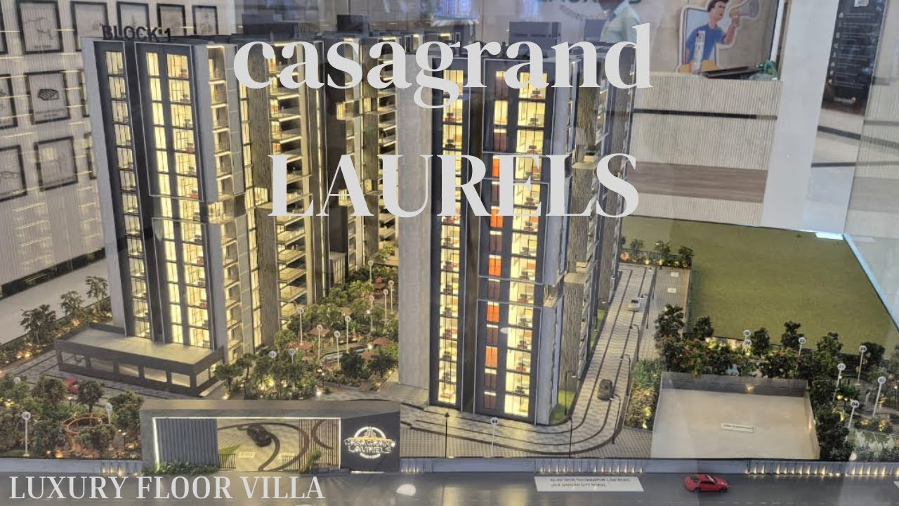 Casagrand Laurels | 5 BHK Floor Villas | With Private Pool | 60 + Amenities