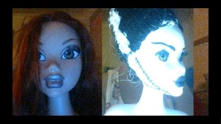 DIY BRIDE OF FRANKENSTEIN BUST