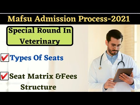 Maharashtra (Mafsu) Veterinary Special Round Admission Process (SPOT ROUND)