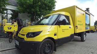 Electric Vehicles from the Deutsche Post DHL in Germany