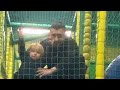 Baby &amp; GIBBY sliding through the Year #baby #slide #fun