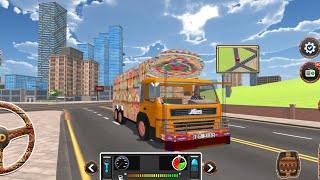 Desi Truck Driving Simulator | Full Gameplay | Indian Truck Game 3D | Urban City Driving screenshot 5