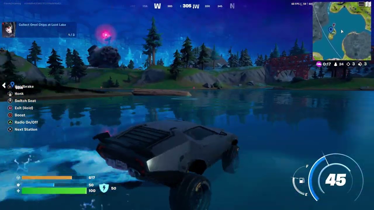 Collect Omni Chips at Loot Lake - Fortnite