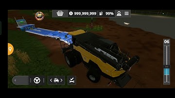 100 meter Header Mod fs20 Farming Simulator 20 | #Farming view wheat harvesting