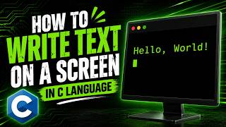 Tutorial: How to Print Text to Screen - printf() Explained