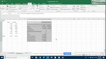 Using output from t-test to graph means with error bars